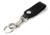 Key-Bak 6139 Leather Strap Bolt Snap Key Accessory w/ 1.125in Split Ring, Black 0306-139