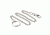 Key-Bak 7402 Pocket Chain Bolt Snap Key Accessory w/ 1.125in Split Ring, 19in Chain, Chrome 0307-402