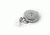 Key-Bak 7LSC Industrial Retractable Reel w/ 24in Stainless Steel Chain, Steel Bracket Mount Back, Chrome Front, Plastic Hose Clamp/Tool Holder 0007-023