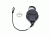 Key-Bak Mic-Bak Radio Retractable Tether, w/ Ratch-It Carabiner 36 in, Black 0KR3-4A11
