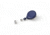 Key-Bak Mini-Bak ID Retractable Reel w/ 36in Nylon Cord, Swivel Bulldog Clip, Vinyl ID Strap, Blue 0065-005