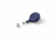 Key-Bak Mini-Bak ID Retractable Reel w/ 36in Nylon Cord, Safety Pin Back, Vinyl ID Strap, Gray 0035-005