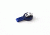 Key-Bak Mini-Bak ID Twist-Free Retractable Reel w/ 36in Nylon Cord, Swivel Bulldog Clip, Twist-Free ID Strap, Blue 0065-010