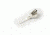 Key-Bak Mini-Bak ID Twist-Free Retractable Reel w/ 36in Nylon Cord, Swivel Bulldog Clip, Twist-Free ID Strap, White 0066-015