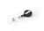 Key-Bak Mini-Bak ID Retractable Reel w/ 36in Nylon Cord, Steel Belt Clip, Vinyl ID Strap, Black 0057-005