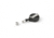 Key-Bak Mini-Bak ID Retractable Reel w/ 36in Nylon Cord, Steel Belt Clip, Vinyl ID Strap, Gray 0054-005