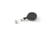 Key-Bak Mini-Bak ID Retractable Reel w/ 36in Nylon Cord, Steel Belt Clip, Vinyl ID Strap, Gray 0054-005