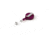 Key-Bak Mini-Bak ID Retractable Reel w/ 36in Nylon Cord, Steel Belt Clip, Vinyl ID Strap, Translucent Purple 0217-011