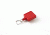 Key-Bak Mini-Bak Square Retractable Reel w/ 36in Nylon Cord, Steel Belt Clip, Split Ring, Blue 0052-S05
