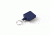 Key-Bak Mini-Bak Square Retractable Reel w/ 36in Nylon Cord, Steel Belt Clip, Split Ring, Red 0081-S05