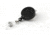 Key-Bak Retract-A-Badge ID 5-Pack Retractable Reel w/ 36in Cord, Swivel Bulldog Clip, Vinyl ID Strap, Black 0200-232