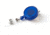 Key-Bak Retract-A-Badge ID 5-Pack Retractable Reel w/ 36in Cord, Swivel Bulldog Clip, Vinyl ID Strap, Translucent Blue 0200-415
