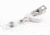 Key-Bak Retract-A-Badge ID 5-Pack Retractable Reel w/ 36in Cord, Swivel Bulldog Clip, Vinyl ID Strap, White 0200-233
