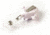 Key-Bak Retract-A-Badge ID AIRPLANE Shaped 5-Pack Retractable Reel w/ 36in Cord, Belt Clip, Vinyl ID Strap, White 0308-748