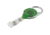 Key-Bak Retract-A-Badge ID Carabiner 5-Pack Retractable Reel w/ 36in Cord, Twist-Free ID Strap, Translucent Green 0200-739