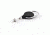 Key-Bak Retract-A-Badge ID Carabiner 5-Pack Retractable Reel w/ 36in Cord, Twist-Free Vinyl ID Strap, Black 0200-741