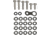 KeyBar Hardware Set, Includes, 0.5 stainless screws, ACS-HW