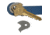 KeyBar Quick Key Tab Insert, 1in X 0.88in, Pack Of One, Connects To A Key To Aid In Quickly Accessing Your Most Used Keys, For Use With Keybar, QKT