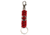 KeyGear Paracord w/Clip,Red/Black 50-KEY0062-04