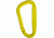 KeyGear Snappy Carabiner, 50-KEY0484, Yellow 50-KEY0484