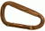 KeyGear Snappy Carabiner, Dark Wood 50-KEY0113, Brown 50-KEY0113