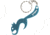 KeyGear Squirrel Bottle Opener, 50-KEY0029-00, Blue 50-KEY0029-00