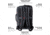 KeySmart Urban Union Hybrid Messenger Bag, Black, KS359-SLT