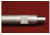 KIDD Innovative Design Fluted 18 Inch Match Stainless Steel Bull Barrel Bead, Blasted, Silver, 22BRL-SS-F-18-BB
