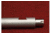 KIDD Innovative Design Fluted 18 Inch Match Stainless Steel Bull Barrel Bead, Blasted, Silver, 22BRL-SS-F-18-BB