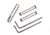 KIDD Innovative Design Threaded Receiver Pins With Countersink, Silver, 22RP-KIT