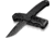 Kilimanjaro Gear Allatro Folding Knife,3.6in, Black G10 Handle, Black Plain Blade KJ910019