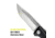 Kilimanjaro Gear Allatro Folding Knife,3.6in, Black G10 Handle,Plain Blade KJ910018