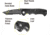 Kilimanjaro Gear Annex Folding Knife,3.5in, Black G10 Handle, Black Tanto ComboEdge Blade KJ910031