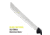 Kilimanjaro Gear BM21 Machete w/Saw Back,21 in KJ910040