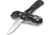 Kilimanjaro Gear Caula Folding Knife,3.4in, Black Skeletonized G10 Handle,Plain Blade KJ910023