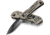Kilimanjaro Gear Caula Folding Knife,3.4in,Tan Skeletonized G10 Handle, Black Plain Blade KJ910022