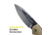 Kilimanjaro Gear Firma Folding Knife,3.2in Black Plain Blade,Tan G10 Handle KJ910015