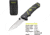 Kilimanjaro Gear Kibo Folding Knife,3.5in, Black Handle, Black ComboEdge Blade KJ910092