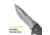 Kilimanjaro Gear Kibo Folding Knife,3.5in, Black Handle, Black ComboEdge Blade KJ910092