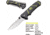 Kilimanjaro Gear Kibo Folding Knife,3in, Black Handle, Black ComboEdge Blade KJ910093