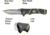 Kilimanjaro Gear Kibo Folding Knife,3in, Black Handle, Black ComboEdge Blade KJ910093