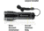Kilimanjaro Gear LED Flashlight 2pk, Black, 250 Lumens, 3 AAA Included KJ910080, EDEMO1