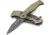 Kilimanjaro Gear Morsa Folding Knife,3.5in,Tan Wood Grain G10 , Black Plain Blade KJ910028