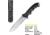 Kilimanjaro Gear Shira Survival Fixed Blade Knife,4.7in, Black Handle, Black ComboEdge Blade KJ910094