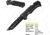 Kilimanjaro Gear UTAC Rescue Folding Knife,3.5in, Black G10 Handle, Black Tanto Blade KJ910033