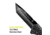 Kilimanjaro Gear UTAC Rescue Folding Knife,3.5in, Black G10 Handle, Black Tanto Blade KJ910033