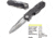 Kilimanjaro Gear Vello Folding Knife/Multi Tool,3.7in, Black G10 handle,Plain Blade KJ910036