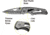 Kilimanjaro Gear Vertice Folding Knife,2.6in,Skeletonized Black Handle, Black Plain KJ910061