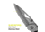Kilimanjaro Gear Vertice Folding Knife,2.6in,Skeletonized Black Handle, Black Plain KJ910061