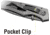 Kilimanjaro Gear Vertice Folding Knife,2.6in,Skeletonized Black Handle, Black Plain KJ910061